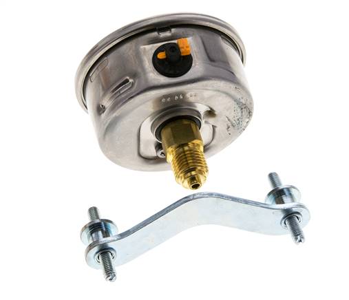 Manomètre à glycérine G1/4 raccord arrière -1 à 0,6 bar 63mm WIKA