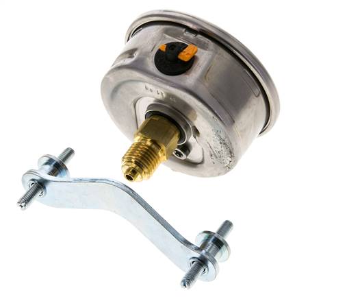 Manomètre à glycérine G1/4 raccord arrière -1 à 0,6 bar 63mm WIKA