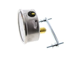 Manomètre à glycérine G1/2 raccord arrière -1 à 1,5 bar 100mm WIKA