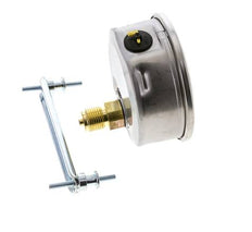 Manomètre à glycérine G1/2 raccord arrière -1 à 1,5 bar 100mm WIKA