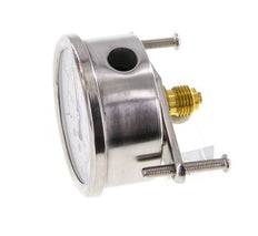 Manomètre à glycérine G1/4 raccord arrière -1 à 1,5 bar 63mm