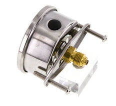 Manomètre à glycérine G1/4 raccord arrière -1 à 1,5 bar 63mm