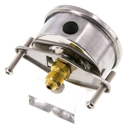 Manomètre à glycérine G1/4 raccord arrière -1 à 1,5 bar 63mm