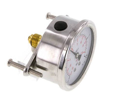 Manomètre à glycérine G1/4 raccord arrière -1 à 1,5 bar 63mm