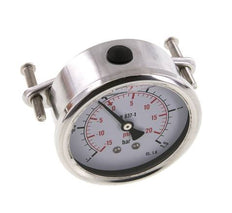 Manomètre à glycérine G1/4 raccord arrière -1 à 1,5 bar 63mm