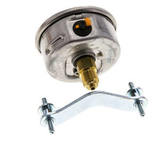 Manomètre à glycérine G1/4 raccord arrière -1 à 1,5 bar 63mm WIKA
