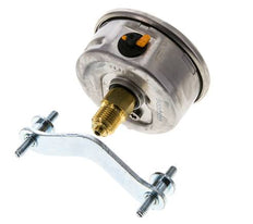 Manomètre à glycérine G1/4 raccord arrière -1 à 1,5 bar 63mm WIKA