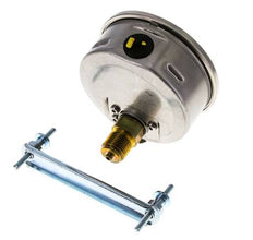 Manomètre à glycérine G1/2 raccord arrière 0 à 1 bar 100mm WIKA