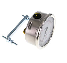 Manomètre à glycérine G1/2 raccord arrière 0 à 1 bar 100mm WIKA