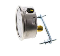 Manomètre à glycérine G1/2 raccord arrière -1 à 0 bar 100mm WIKA