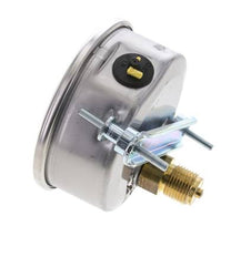 Manomètre à glycérine G1/2 raccord arrière -1 à 15 bar 100mm WIKA