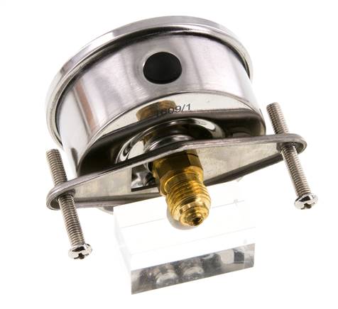 Manomètre à glycérine G1/4 raccord arrière -1 à 15 bar 63mm