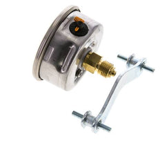 Manomètre à glycérine G1/4 raccord arrière -1 à 15 bar 63mm WIKA