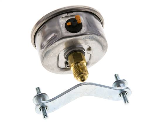 Manomètre à glycérine G1/4 raccord arrière -1 à 15 bar 63mm WIKA
