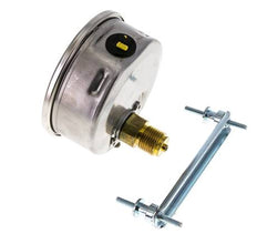 Manomètre à glycérine G1/2 raccord arrière -1 à 3 bar 100mm WIKA