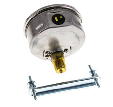 Manomètre à glycérine G1/2 raccord arrière -1 à 3 bar 100mm WIKA
