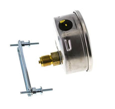 Manomètre à glycérine G1/2 raccord arrière -1 à 3 bar 100mm WIKA