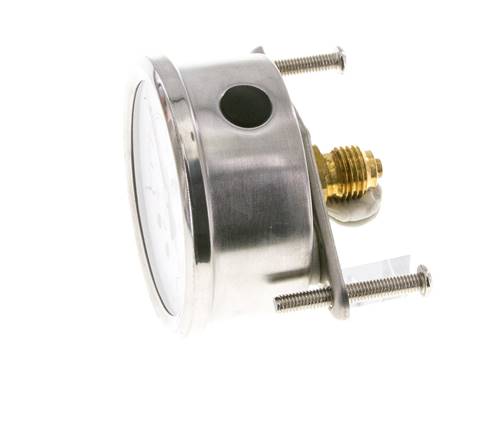 Manomètre à glycérine G1/4 raccord arrière -1 à 3 bar 63mm