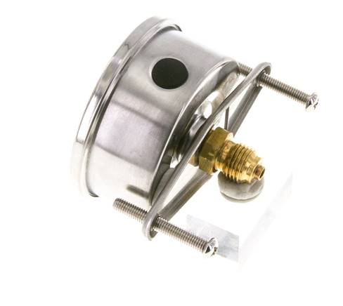 Manomètre à glycérine G1/4 raccord arrière -1 à 3 bar 63mm