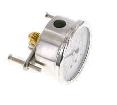 Manomètre à glycérine G1/4 raccord arrière -1 à 3 bar 63mm
