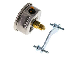 Manomètre à glycérine G1/4 raccord arrière -1 à 3 bar 63mm WIKA