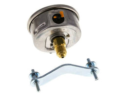 Manomètre à glycérine G1/4 raccord arrière -1 à 3 bar 63mm WIKA