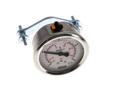 Manomètre à glycérine G1/4 raccord arrière -1 à 3 bar 63mm WIKA