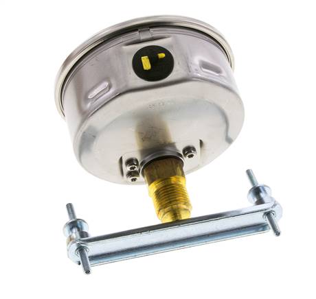 Manomètre à glycérine G1/2 raccord arrière 0 à 160 bar 100mm WIKA