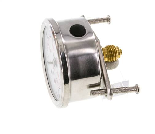 Manomètre à glycérine G1/4 raccord arrière 0 à 160 bar 63mm