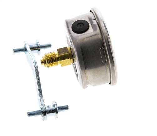 Manomètre à glycérine G1/4 raccord arrière 0 à 160 bar 63mm WIKA