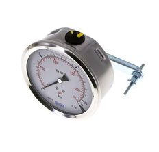 Manomètre à glycérine G1/2 raccord arrière 0 à 16 bar 100mm WIKA