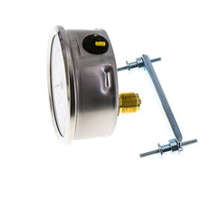 Manomètre à glycérine G1/2 raccord arrière 0 à 16 bar 100mm WIKA
