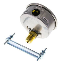 Manomètre à glycérine G1/2 raccord arrière 0 à 16 bar 100mm WIKA
