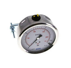 Manomètre à glycérine G1/2 raccord arrière 0 à 16 bar 100mm WIKA