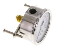 Manomètre à glycérine G1/4 raccord arrière 0 à 1 bar 63mm