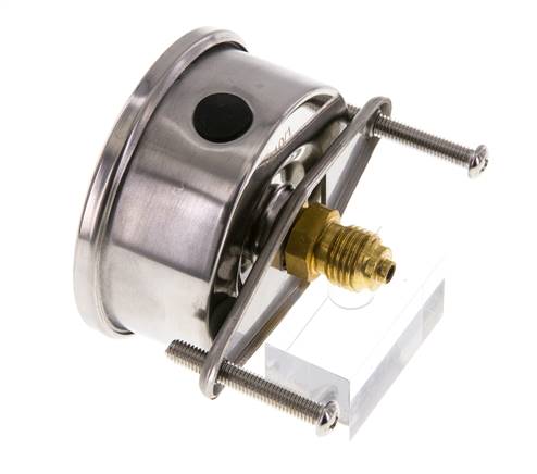 Manomètre à glycérine G1/4 raccord arrière -1 à 0 bar 63mm
