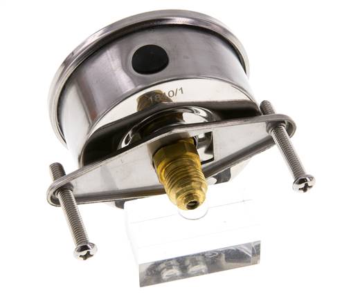 Manomètre à glycérine G1/4 raccord arrière -1 à 0 bar 63mm