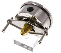 Manomètre à glycérine G1/4 raccord arrière -1 à 0 bar 63mm