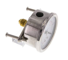 Manomètre à glycérine G1/4 raccord arrière -1 à 0 bar 63mm