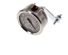 Manomètre à glycérine G1/4 raccord arrière -1 à 0 bar 63mm WIKA