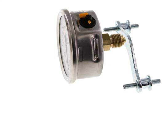 Manomètre à glycérine G1/4 raccord arrière -1 à 0 bar 63mm WIKA