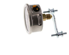 Manomètre à glycérine G1/4 raccord arrière -1 à 0 bar 63mm WIKA