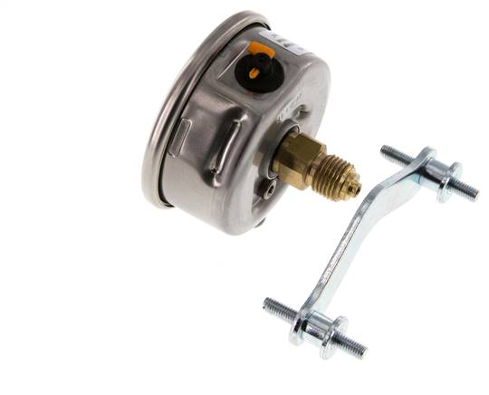 Manomètre à glycérine G1/4 raccord arrière -1 à 0 bar 63mm WIKA