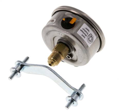 Manomètre à glycérine G1/4 raccord arrière -1 à 0 bar 63mm WIKA
