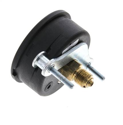 Manomètre à glycérine en plastique G1/4 raccord arrière 0 à 1 bar 63mm WIKA