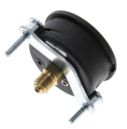 Manomètre à glycérine en plastique G1/4 raccord arrière 0 à 1 bar 63mm WIKA