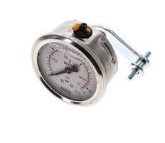 Manomètre à glycérine G1/4 raccord arrière 0 à 16 bar 63mm WIKA