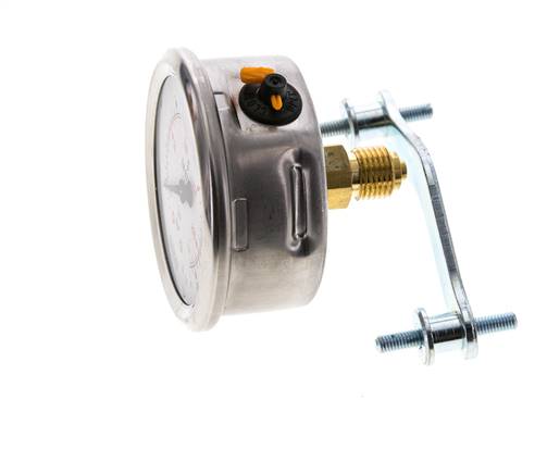 Manomètre à glycérine G1/4 raccord arrière 0 à 16 bar 63mm WIKA