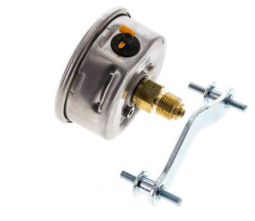 Manomètre à glycérine G1/4 raccord arrière 0 à 16 bar 63mm WIKA