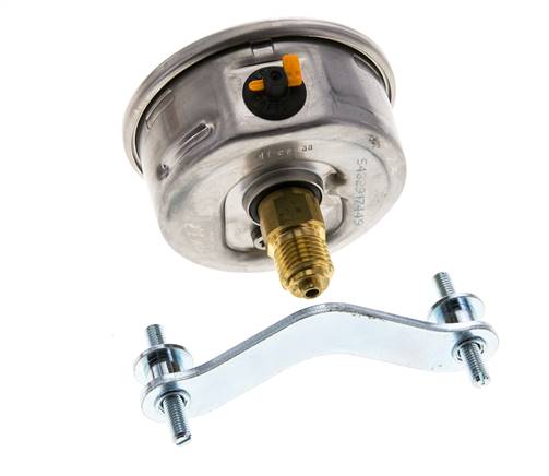 Manomètre à glycérine G1/4 raccord arrière 0 à 16 bar 63mm WIKA